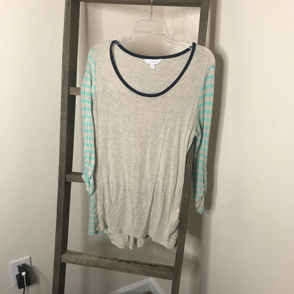 Charming Charlie 3/4 sleeve cotton shirt